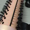 1.5 Thermal Brush for Voluminous Blowout Curls, Negative Ion Heated Round Brush for Shiny & Anti-frizz Styling, 12 Heat Settings for All Hair Type, Dual Voltage, Even Heat Distribution (Pink)