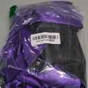 Barry.Wang Mens Formal Suit Vest Tie Bowtie Set 8PC Lapel Collar Casual Slim Fit Waistcoat Wedding Party Tuxedo (Large, Dark Purple)