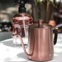 OFFIDIX Watering Can for Indoor Plants Long Spout Metal Stainless Steel 21 oz Small Watering Can with 14 oz Glass Plant Mister Spray Bottle for Plants Bonsai