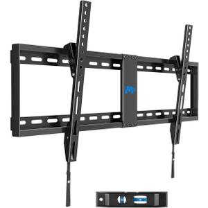 Mounting Dream Tilt TV Wall Mount for Most 42-84 inch TV, Universal Tilt TV Mount Wall Bracket with Low Profile Design, Max VESA 800x400mm and 132 LBS, Easy for Centering on 16", 18", 24", 32" Studs