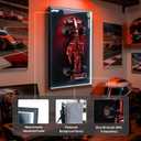 Display Wallboard for Lego Technic Ferrari SF-24 F1 Model Car 42207,Display Board with LED Lights,Adult Collectibles Wall Mount,Gift Idea, Home Decor(No Car Included)