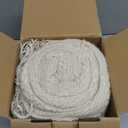 BOURINA Beige Throw Blanket 50x60 Inches Throw Textured Solid Soft Ripple Throws and Blankets for Sofa or Bed Knitted Decorative Bla