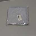 DeZerlor 6 Pack Gray- Blue Cotton Linen Napkins with Fringe Spring Cloth Napkins Set of 6 Boho Handmade Dinner Napkins Bulk for Wedding Bridal Baby Shower Parties, 17 x 17 Inches