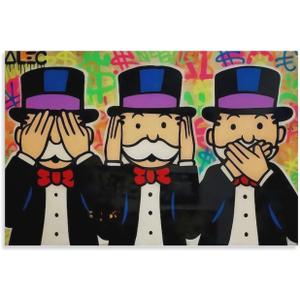 Monopolistic Expression Art Posters Poster Decorative Painting Canvas Wall Art Living Room Posters Bedroom Painting 12x18inch(30x45cm)