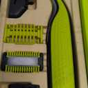 Philips Norelco for Face + Body, Electric Beard Trimmer, Shaver and Groomer, 5in1 Adjustable Comb, 1x Body Kit, Model QP2834/70, Black/Lime Green