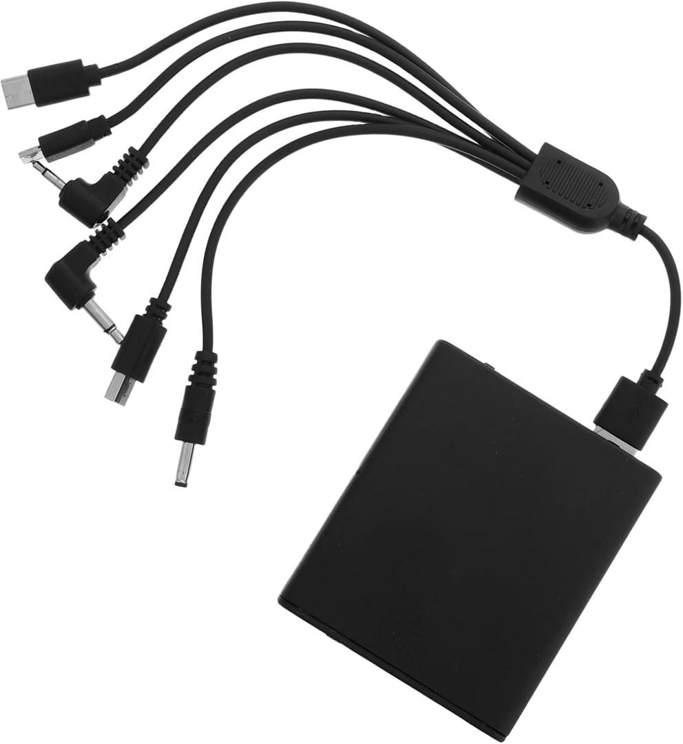 Emergency Battery Pack with Six Portable Power Supply for Devices Lightweight and Secure Backup Battery Unit for Various Settings Theft Design for Enhanced Safety