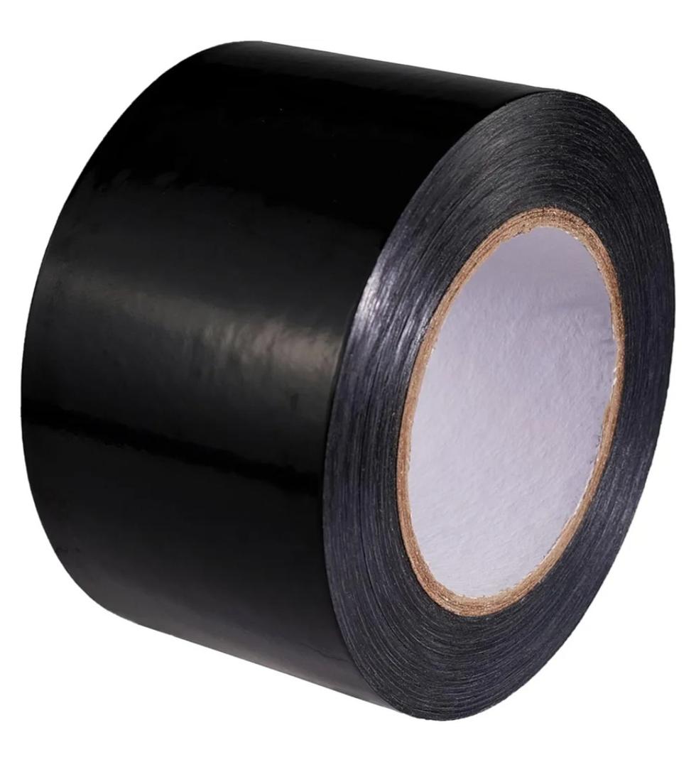 Vapor Barrier Tape, 3" Polyethylene Tape Black Seal Tape for Crawl Space, Underlayment, Marine Use, Repair,Construction Sheathing Seal Film, 180 Foot Roll