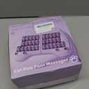 Foot Massager for Plantar Fasciitis Relief, Foot Roller with Massage Ball,Neuropathy Pain Relief Foot Massage,Gift for Adult (Includes Reflexology Chart) (Purple)