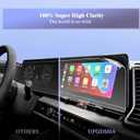 6pcs 2025 Hyundai Tucson Screen Protector One Single Piece for Hyundai Tucson 2025 Accessories 2025 Tucson N Line/Limited & Santa Cruz XRT/Limited Dual 12.3Inch 2024 Tucson Nano Screen Protector