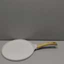 SENSARTE Nonstick Crepe Pan with Spreader, 10Inch Natural Ceramic Coating Dosa Pan Pancake Flat Skillet Tawa Griddle with StayCool Handle, Induction Compatible (White)