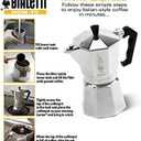 Bialetti - Moka Express: Iconic Stovetop Espresso Maker, Makes Real Italian Coffee, Moka Pot 9 Cups (14 Oz - 420 Ml), Aluminium, Silver