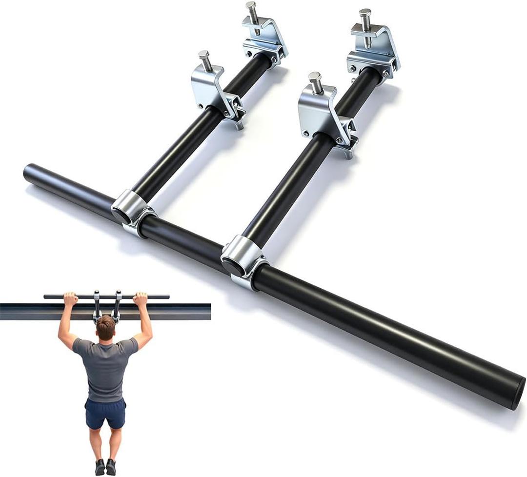 I Beam Pull Up Bar, Made with 1-1/4" Steel Tube, 0.12 Inches Thick. Fits All I-beam Models, Maximum Load 700 Lbs.