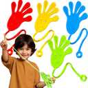 Glow Fever 40 Pack Vibrant Sticky Hand Toys - Stretchy Party Favors for Birthdays, Classroom Prizes, Christmas Stocking Stuffers, Halloween Goodie Bags & Sensory Play (Assorted Colors)