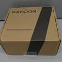 RANDOM Black Shower Head 6 Inch Round Rain Shower Head With 360 Adjustable Swivel Ball Joint With Filter Solid Stainless Steel High Pressure Rain Shower Head Luxury Modern Look.72088MB-6