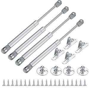 4 Pcs Gas Springs,100N/22.5LB Gas Struts Lift Supports,Gas Shocks, Soft Close Hinges,Furniture Cabinet Door Lid Stay,Hydraulic Gas Lift Spring Stay for Cabinet,Storage Box Spring Struts -10.43"