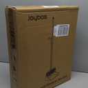 CTIME Broom and Dustpan Set, Extra Brush Head & 51.6" Adjustable Long Handle Standing Dustpan Set, with Dust Pan Teeth to Clean Pet Hair, Easy Sweeping Suitable for Home Kitchen Office Lobby