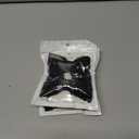 2 x 3Inch Glitter Fashion Bow Hairpin Sparkling Black Sequins Bow Hair Clip Barrettes for little Baby Toddler Girls,Teens, Kids Children Cute Halloween Costume Dress up Accessories