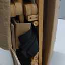 2 Pack Bamboo Luggage Rack for Guest Room, 26.77" Folding Wide Suitcase Stand with Storage Shelf, Thickened Luggage Stand Holder for Bedroom Hotel, Luggage Rack for Suitcases (Natural)