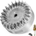 GREHUA Aluminum 212cc Flywheel 10krpm Compatible with Predator 212 Non Hemi Ghost 196cc 224cc 69730 69736 6.5Hp GX160 GX200 BSP Tilly Engine Coleman CT200U BT200X Mini Bike Go Kart Parts