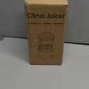 Electric Citrus Juicer Rechargeable - Electric Juicer Machines with USB and Cleaning Brush Portable Compact Juicer for Orange, Lemon, Limes (Red)