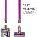 Replacement Accessories Quick Release Wand for Dyson V7 V8 V10 V11 and V15 Models Fuchsia).