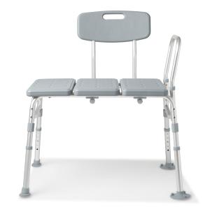 Medline Transfer Bench for Bathtub Use as a Bath Chair or Shower Seat