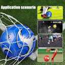 6 Pack Size 5/4/3 Soccer Balls for Training & Matches Official Size & Weight, Includes Carry Net, Needles, Air Pump Ideal for Youth and Adult Players