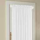 Turquoize 2 Pack Magnetic Curtain Rods for Metal Doors with Adjustable Length,Extends from 16 inch to 28 inch Magnetic Cafe Curtain Rod, Easy Installation for Any Steel Spaces, White, 2 Pack