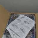 GSlife Expandable Over the Sink Dish Drying Rack with Silicone Sink Protector  Stainless Steel Dish Drainer with Locking Knob, Adjustable Dryer Strainer for Kitchen, 12.8" W x 10.8"17.9" L, Silver