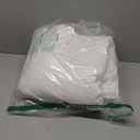 ELLEVEN Womens Puffer Vest Stand Collar Flysleeve Oversized Sleeveless Puffy Quilted Vest Woman Casual Warm Ladies Long Coats Padded Lightweight Winter Spring Fall Baggy (White, Medium)