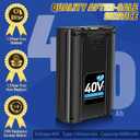 TenHutt 3rd-Generation 4.0Ah 40V Replace Battery for Kobalt 40V MAX 2540C-06 High Capacity Lithium-ion Battery KB440-03 KB2540C-06 KB640-03 KB240-06 for Cordless Power Tools