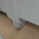 IRIS USA File Box, Plastic File Organizer with Lids for Letter/Legal File, Portable Document Box For Moving, Storage Bin with Durable and Secure Lid, Stackable Nestable BPA-Free, Clear 35 Qt. 4 Pack