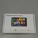 [2026 Fully Laminated Screen] CarpodGo T3 Pro Portable 60fps Wireless Carplay Android Auto,8.9 Inch 1920 * 720 IPS Touch Screen Car Stereo,Display-Only BT Mode Supports Steering Wheel Controls