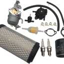 Carburetor Carb Compatible with EZGO RXV 2008 up TXT 2010 2011 2012 2013 2014 2015 Valor 2010 2011 2012 2013 2014,for Kawasaki 13HP Engine 607954 8125 603593 8128 603580 8126 25-376