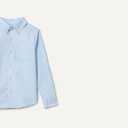 Amazon Essentials Boys' Long Sleeve Oxford Button Down Shirt (10, Light Blue)