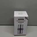 Secura Electric Coffee Grinder and Spice Grinder with 2 Stainless Steel Blades Removable Bowls