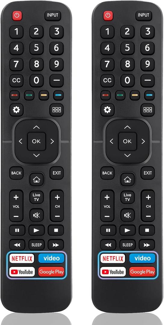 for Hisense-TV-Remote Replacement, Universal Remote Control for All Hisense Smart TVsPack of 2