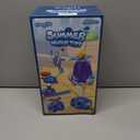 4-in-1 Water Sprinkler for Kids, Water Outdoor Baseball Rocket Launcher Toy with Water Sprinkler Baseball Toy, Outdoor Sprinkler for Summer Backyard Lawn Pool Party for Kids Ages 3-8 (Green)