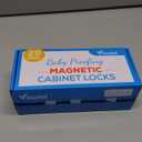 20 Pack Magnetic Cabinet Locks Baby Proofing - Vmaisi Children Proof Cupboard Drawers Latches - Adhesive Easy Installation (Standard)