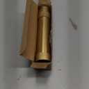 Wiseflow Brass Twist Hose Nozzle, High Pressure Adjustable Spray, 2 Rubber Washers, Heavy Duty Brass Garden Hose Nozzle for Watering Plants and Lawn, Car Washing, Patio and Pet