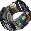 MOFREE Compatible with Samsung Galaxy Watch Ultra 47mm/Ultra 2 (2024/2025) Bands,Rugged Nylon Woven Loop Sport Adjustable Strap Replacement Wristband for Samsung Galaxy Watch Ultra Bands for Men (Jungle Camouflage)