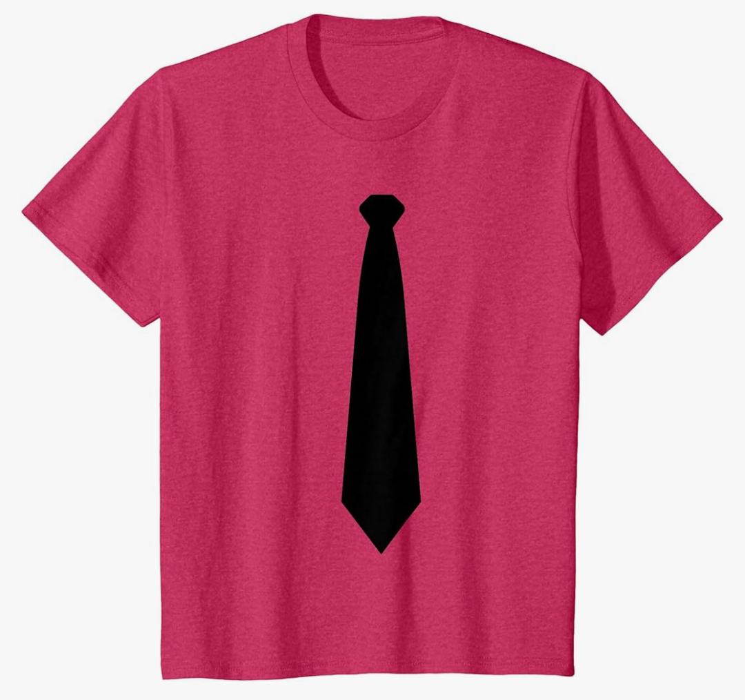 Funny Tuxedo & Suit Costume Tie Youth & Adult T-Shirt, 2XL