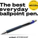 uni-ball Jetstream RT Pens - NY Times Wirecutter Best Pen for Over a Decade - Pack of 4 Black Fine Point Pens, 0.7mm - Back to School (Twilight - Black Ink)