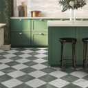 FloorPops x Chris Loves Julia Bonneville Jade Peel and Stick Floor Tiles, FP6332
