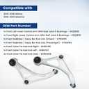 8PCS Front Lower Control Arm Suspension Kit for 2015 2016 2017 2018 Nissan Altima, 2016-2023 Maxima, Front End Kit with Ball Joint Sway Stabilizer Bar End Link Tie Rod K622838 K622839 K750094 K750095