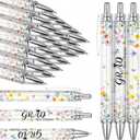 Sabary 24 Pcs Graduation Party Favors Graduation Ballpoint Pens Bulk Wildflower Floral Cute Flower Pen Class of 2026 Appreciation Gift for Women Teacher Office Home Supplies