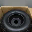 16x8-7 ATV Wheels, 3 lug 16x8-7 Tubeless Tires for Kazuma Quad ATV Go Kart UTV 125cc 150cc Off Road Tyres 3 Holes Rim set of 2