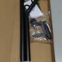 Kingsyard Heavy Duty Deck Hook, 27"-39" Adjustable Metal Deck Railing Hooks for Hanging Bird Feeders, Planters, Suet Baskets, Lanterns, Wind Chimes, Clamp Mounted