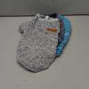 3 Pack Dog Sweaters for Small Dogs Girl Boy Winter Fleece Clothes Warm Soft Dog Sweatshirt Outfit for Dogs Cats Pet Apparel (M (Back: 13.7", Chest: 17.7", 10-14 lbs), Navy Blue+Grey+Light Blue)