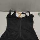 SHAPELLX Shapewear for Women Fajas Colombianas Tummy Control Body Shaper Open Bust Bodysuit with Hook Zipper Closure (Large, A1-black)